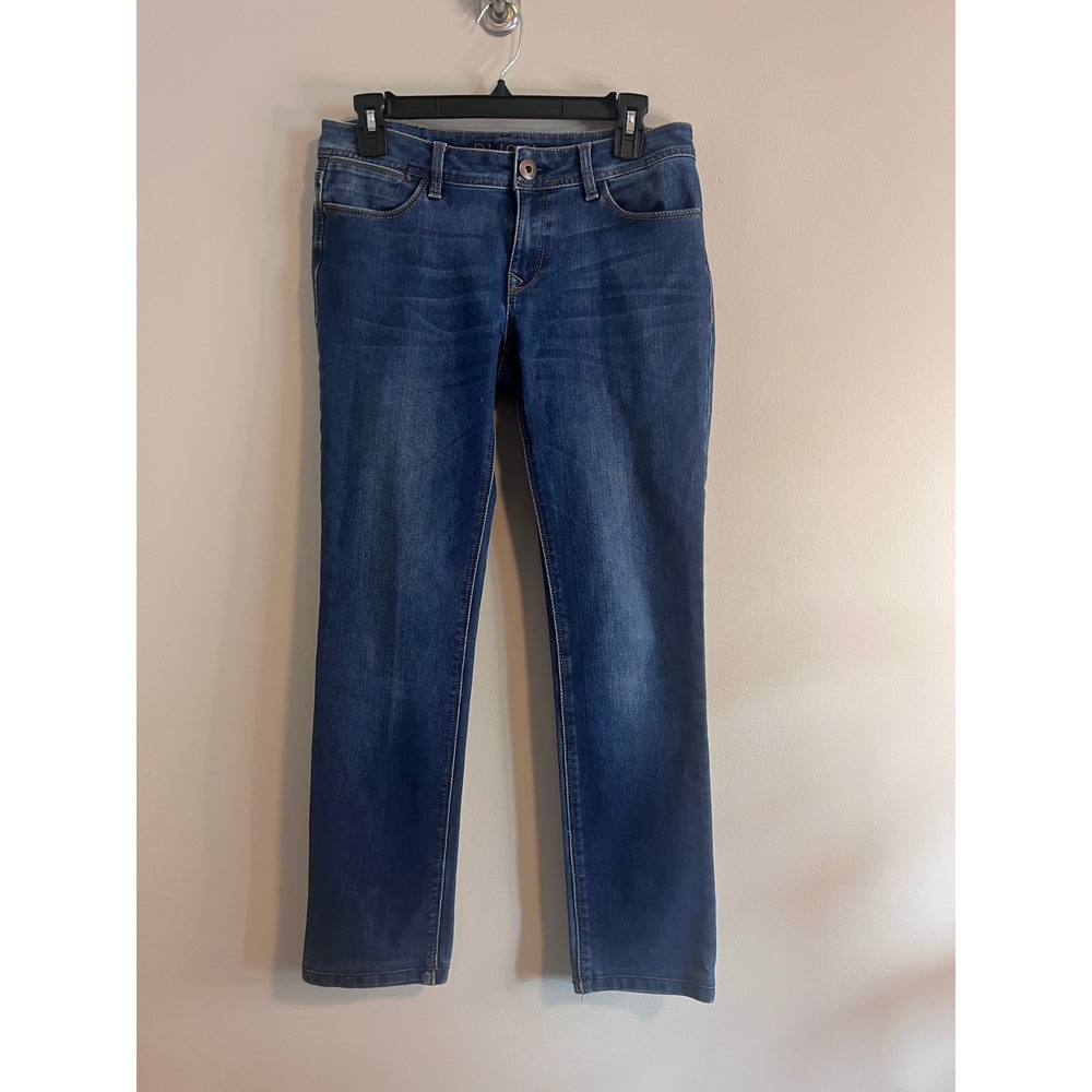 DL1961 Premium Denim Women Blue Straight Leg Jeans Size 29 Medium Wash